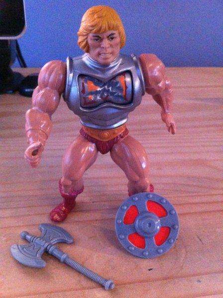 Battle Armor He-man 1984 from the Original Masters of the Universe Collections. **Rare