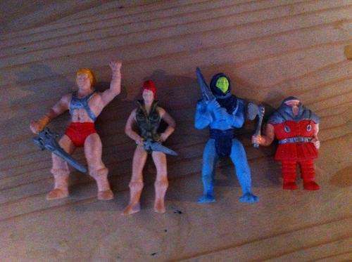 Erasers 1984 from the Original Masters of the Universe Collections. **Rare