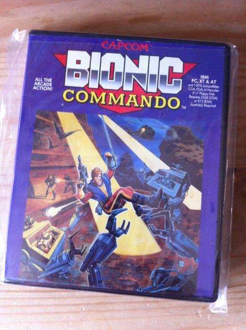 Bionic Commando The original pc game.1988. Collectors item.