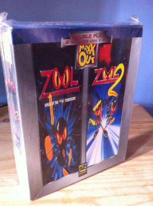 Zool and Zool2 Vintage PC game boxset 1993.
