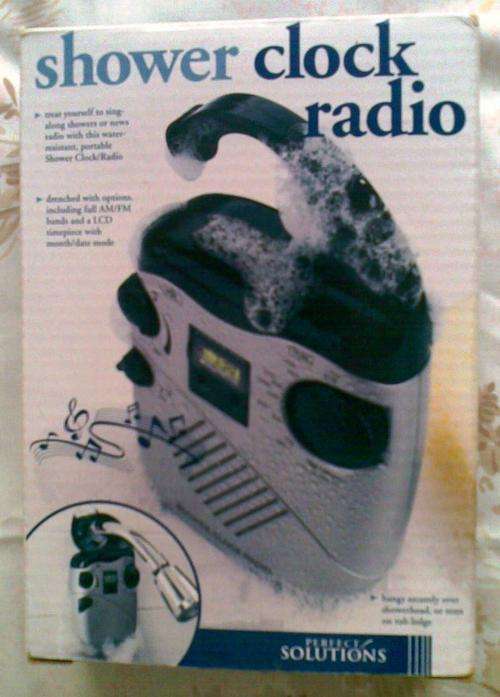 Perfect Solutions Shower Clock Radio