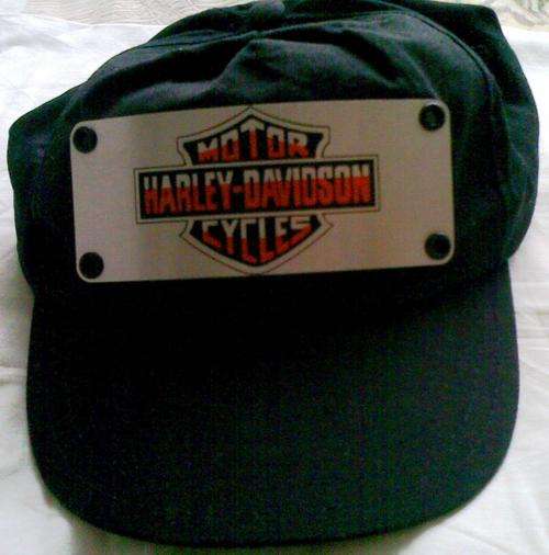 Black ï¿½Motor Harley Davidson Cyclesï¿½ peaked cap