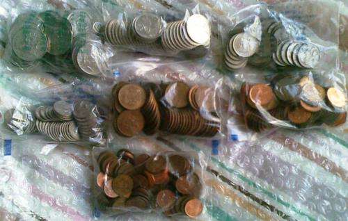 Assortment of over 150 RSA coins