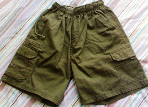 Pair khaki/olive Trail shorts (5 + 2 pockets) (Small)