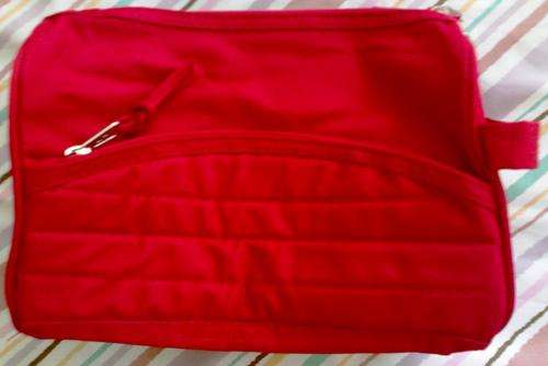 Red vanity/travel bag