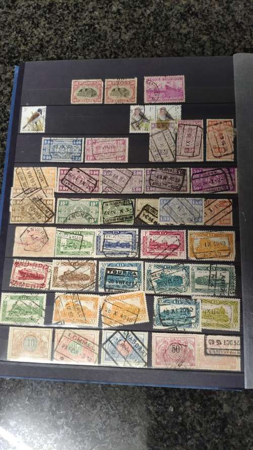 Album in good condition with stamps from Switzerland, Belgium and Austria