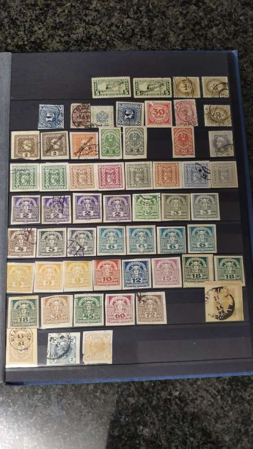 Album in good condition with stamps from Switzerland, Belgium and Austria