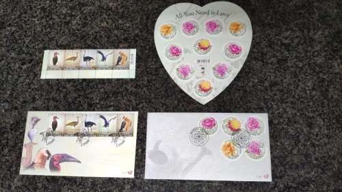 Mini sheet and FDC sets x2. High Cat value. #2