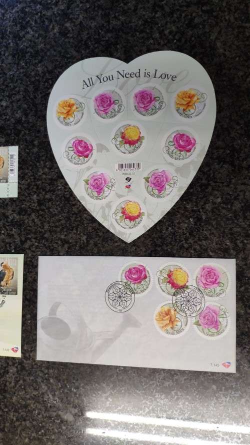 Mini sheet and FDC sets x2. High Cat value. #2