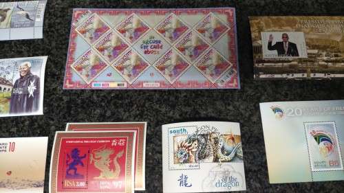 Lot of mini sheets, strips and one booklet