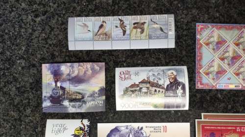 Lot of mini sheets, strips and one booklet