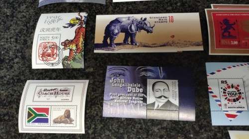 Lot of mini sheets, strips and one booklet