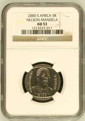 2000 S.Africa 5R Nelson Mandela  graded by NGC
