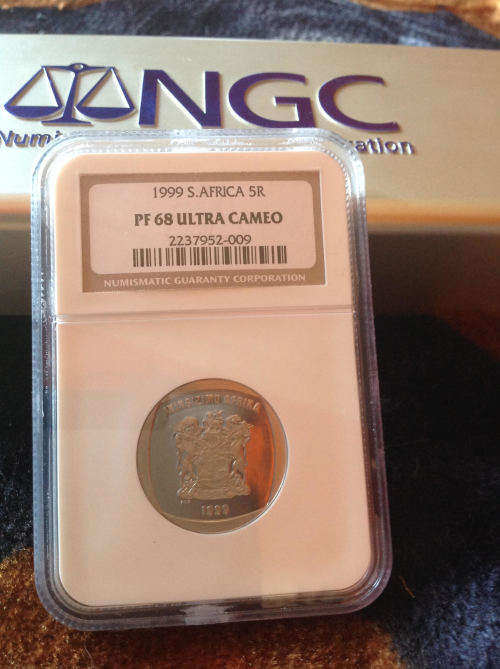 1999 S.Africa 5R  by NGC(2nd Highest-only 2 better)