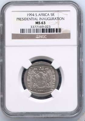 1994 S.Africa 5R Presidential Inauguration  by NGC