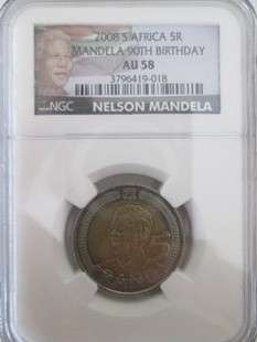 ONLY 6604 EVER MADE 2008 MANDELA 90TH BIRTHDAY  R 5 NEW LABEL