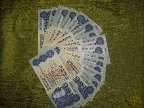 UNCIRCULATED SA R2 NOTES - SET OF 18