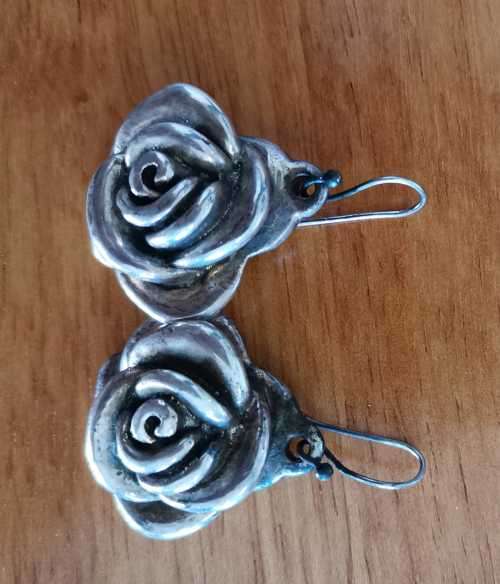 925 Silver bracelet and earring set