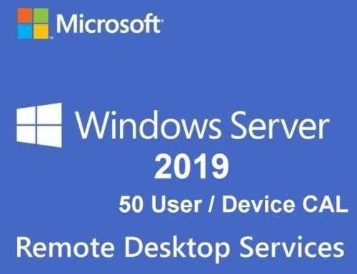 Server 2019 Remote Desktop Services RDS 50 CAL License Key
