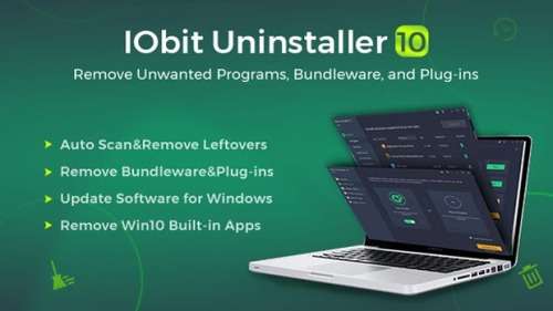 Iobit Uninstaller 10 PRO 1 Year 3PC Key Original