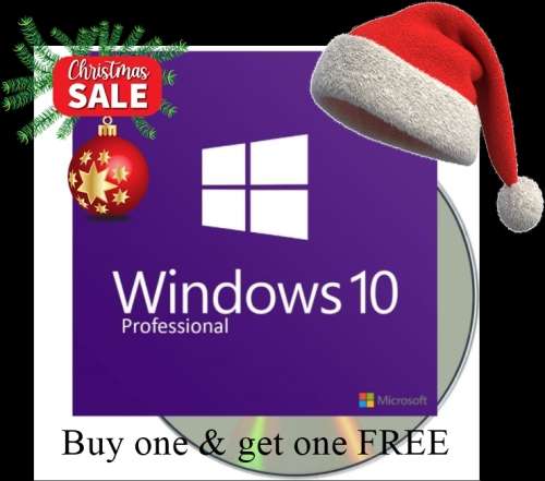Christmas Special Windows 10 Professional Buy one Get One FREE!