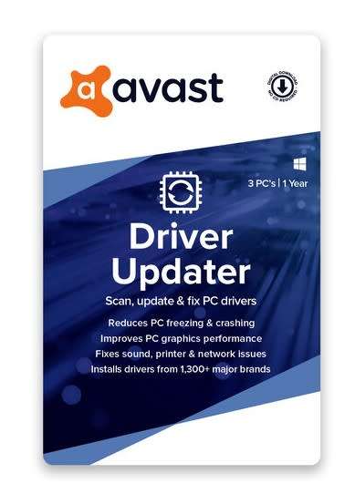 Avast Driver Updater 3PC 1 Year License Key
