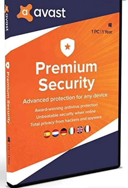 Avast Premium Security 1PC 1 Year Original License key