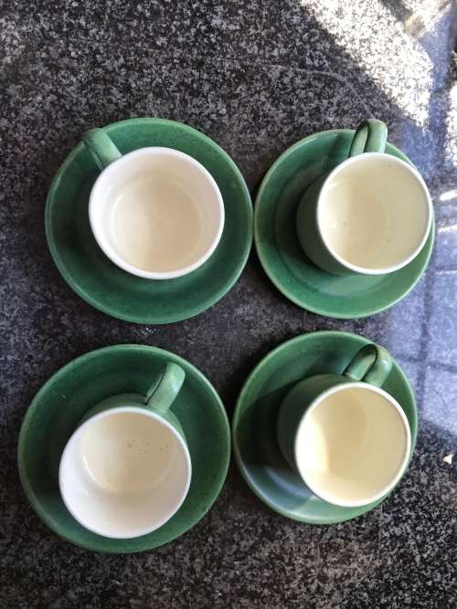 Willsgrove Pottery 4x Teacups And 4x Saucers
