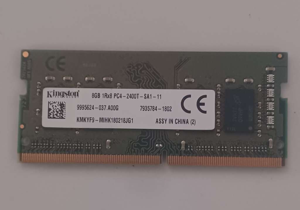 8GB DDR4 2400T KINGSTON MEMORY