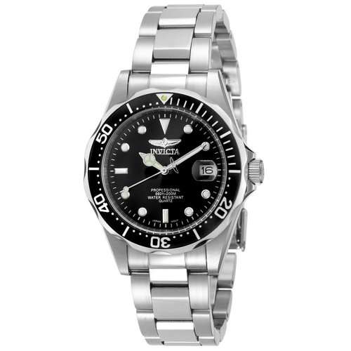 Invicta Men's Pro Diver Collection Silver-Tone Watch