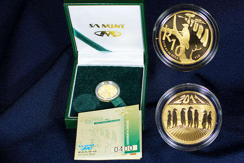 Limited Edition (400) 1/10 Proof Kruger Rand 2011 Natura Series (Meerkat)