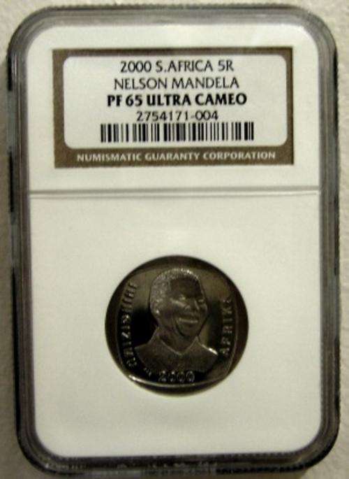 Mandela 2000 R5 Graded NGC PF 65