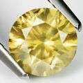 GORGEOUS - GISA CERTIFIED 1.51CT LIGHT CHAMPAGNE COLOUR DIAMOND