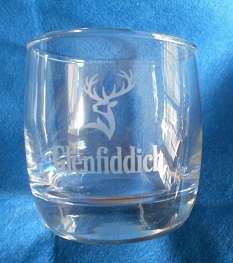 Glenfiddich whiskey glasses x 4 - new