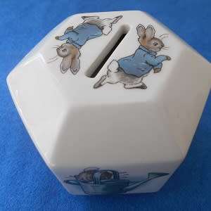 Wedgwood porcelain Peter Rabbit money box