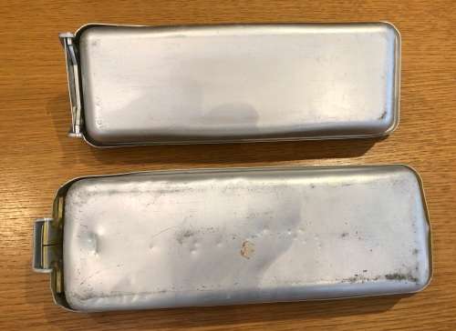 2 x Retro Quickube Aluminium ice trays
