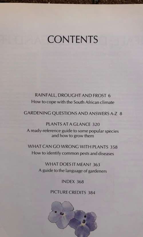 Your Garden Questions Answered: a practical guide for the South African gardener