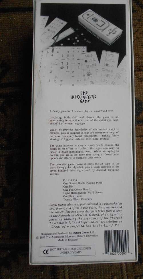 THE HIEROGLYPHS GAME