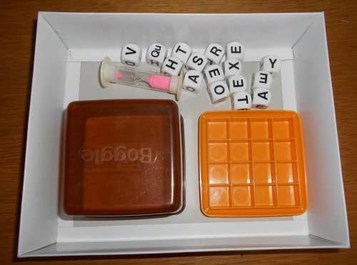 BOGGLE: The three minute word game