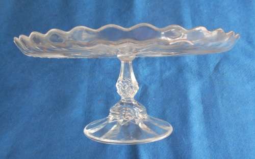 CRYSTAL D`ARQUES (France) CAKE STAND