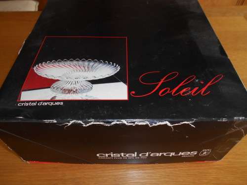 CRYSTAL D`ARQUES (France) CAKE STAND