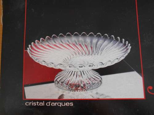 CRYSTAL D`ARQUES (France) CAKE STAND