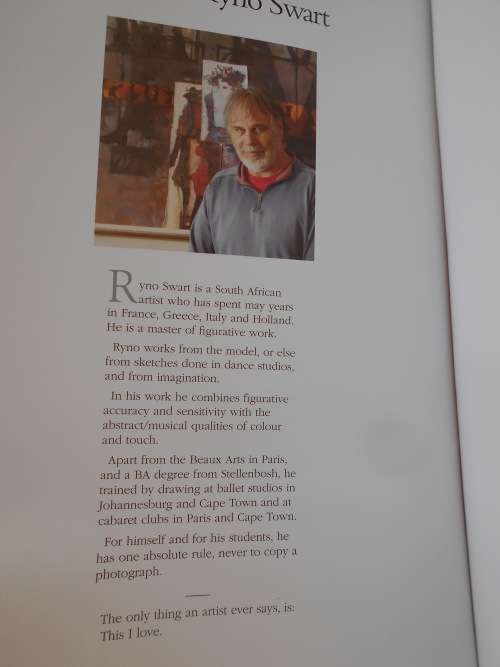 RYNO SWART : Painting in Oils (signed),  SA Artist