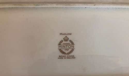 Exquisite Minton (Marlow) sandwich platter - boxed (exellent condition)