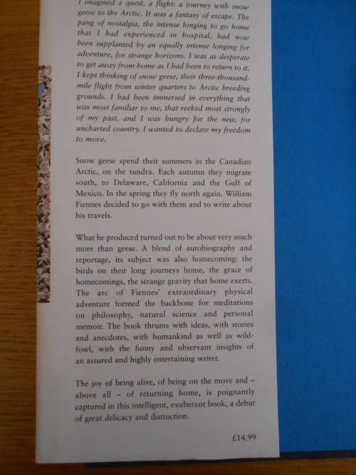 The Snow Geese, by William Fiennes (Hardcover)