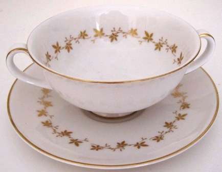 ROYAL DOULTON CITADEL (TC 1003) SOUP CUPS AND SAUCERS x 5 - Sold as a LOT - Excellent condition