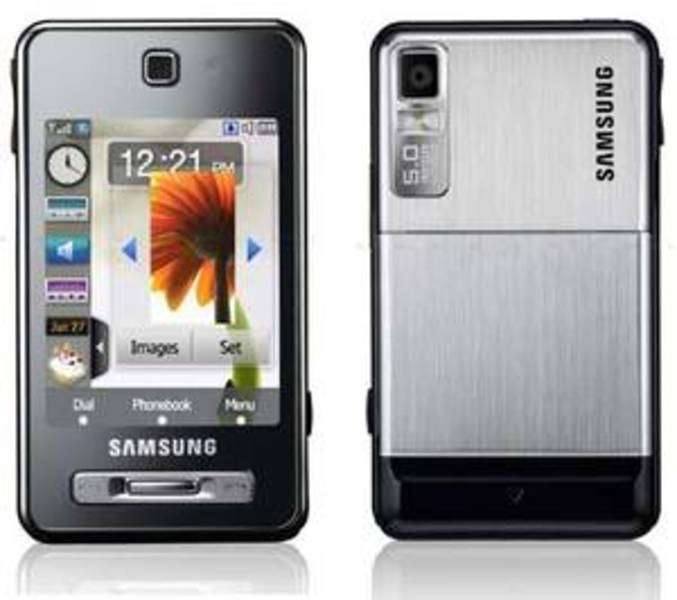 Samsung F480 Touchwiz with leather cover