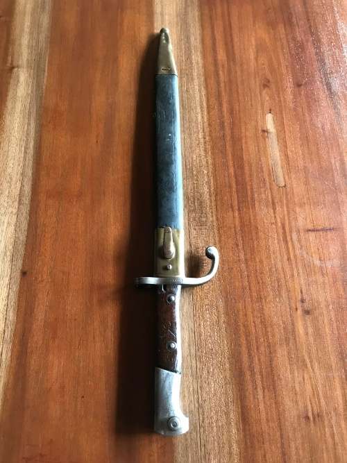 Brazilian 1908 Mauser Bayonet