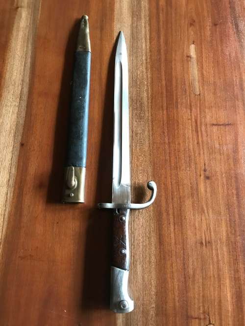 Brazilian 1908 Mauser Bayonet