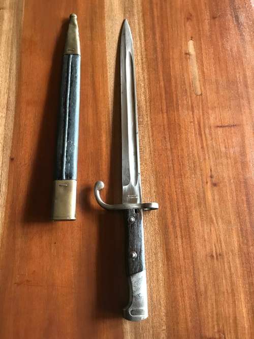 Brazilian 1908 Mauser Bayonet